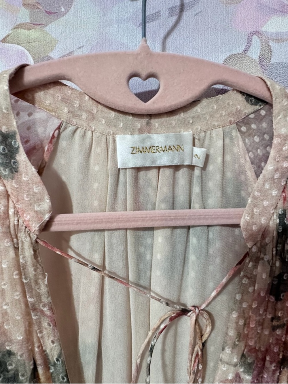 Zimmerman Silk Playsuit Size 2 - Picture 4 of 5